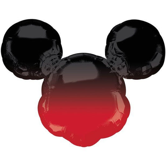 Mickey Ombre Head SuperShape Balloon - 27" x 21"