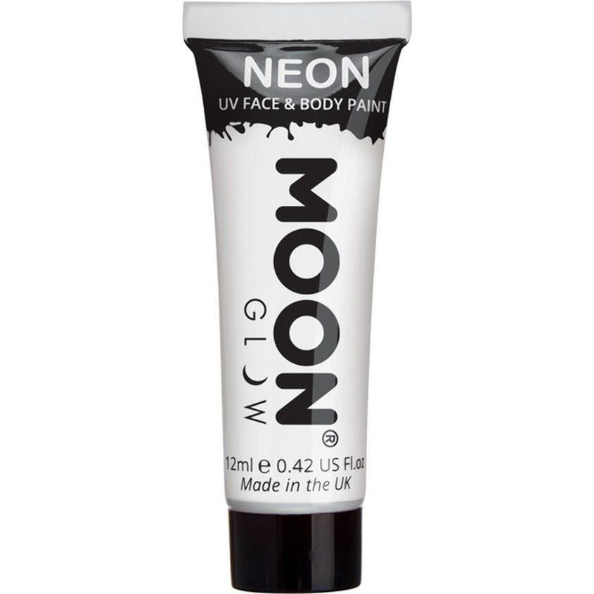 UV Neon Face & Body Paint - White 12ml