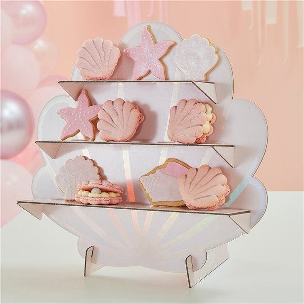 Mermaid Magic Shell Treat Stand