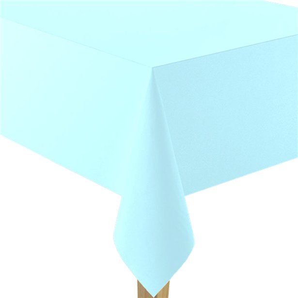 Baby Blue Paper Table Cover - 2.8m x 1.4cm