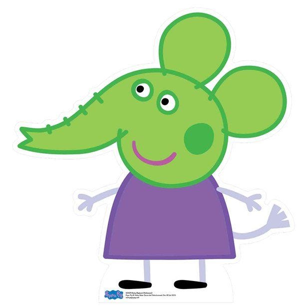 Emily Elephant Haloween Peppa Pig Cardboard Cutout - 75cm x 72cm