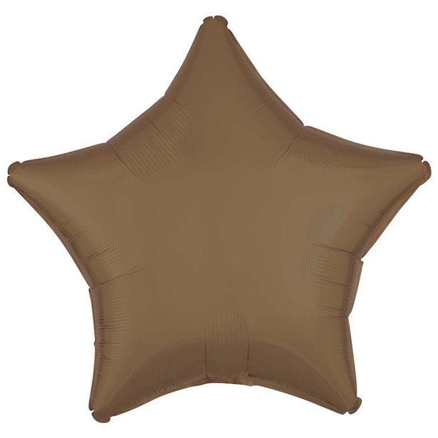 Silk Lustre Truffle Star Foil - 18"