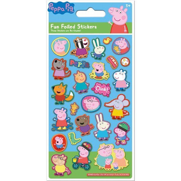 Peppa Pig Foil Stickers