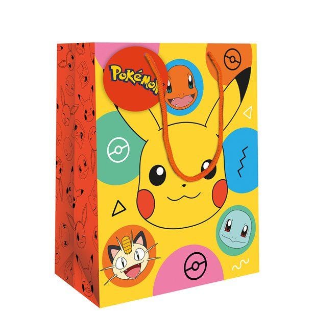 PokÃƒÂ©mon Medium Gift Bag - 26cm x 33cm