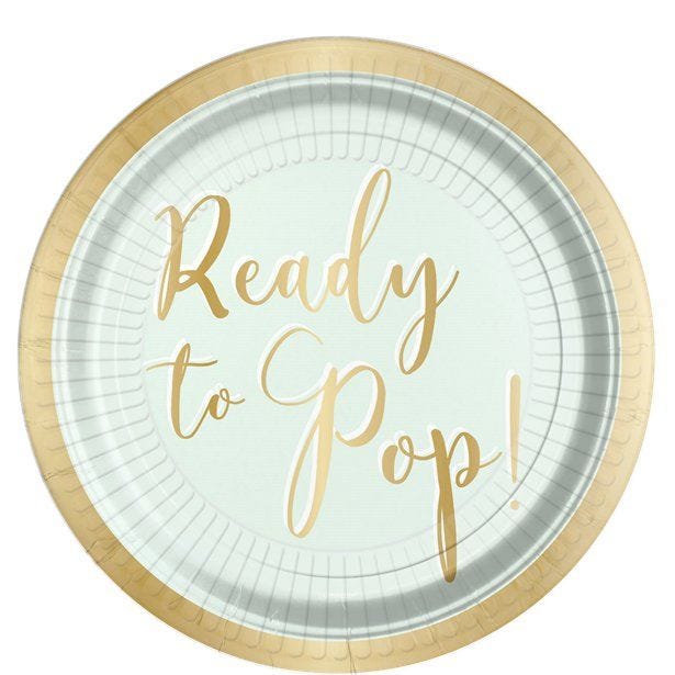 Ready To Pop Paper Plates - 23cm (8pk)