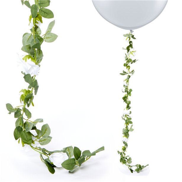 White Rose Garland - 1.75m