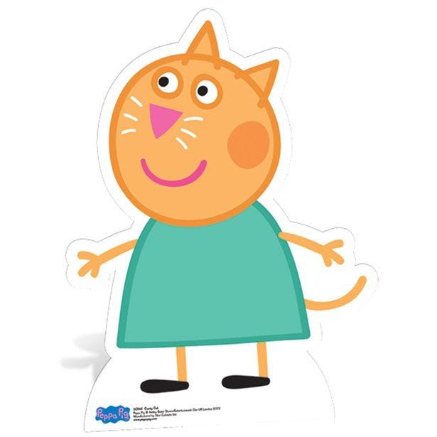 Candy Cat Peppa Pig Cardboard Cutout - 79cm x 51cm