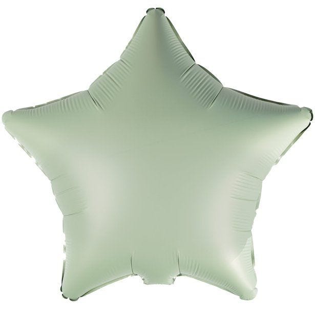 Silk Lustre Eucalyptus Star Foil - 18"