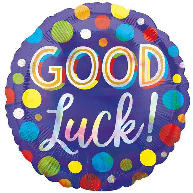 Good Luck Foil Balloon - 18"