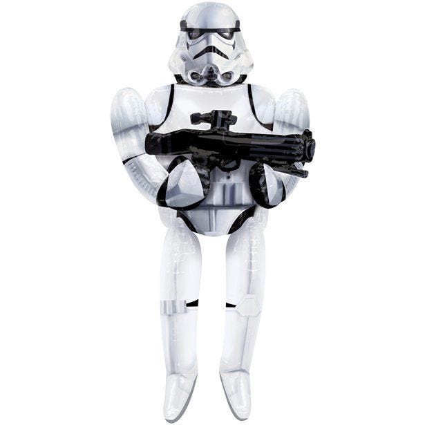 Star Wars Storm Trooper Giant Foil Airwalker Balloon - 70" x 33"