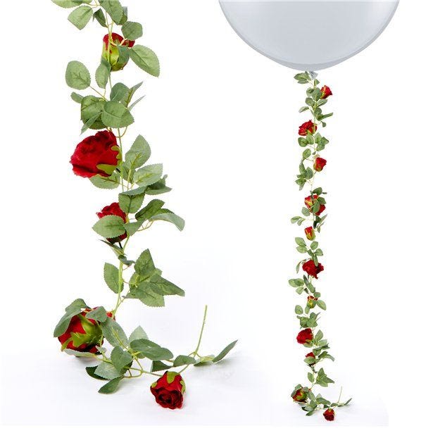 Red Rose Garland - 1.75m