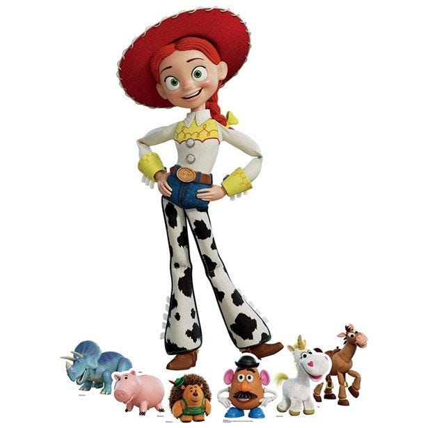 Jessie Toy Story Cardboard Cutout - 134cm x 63cm