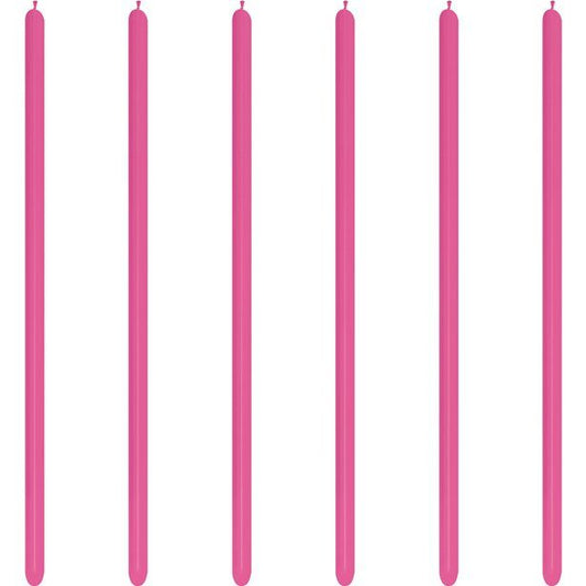 Fuchsia Modelling Balloons - 260 Latex (100pk)