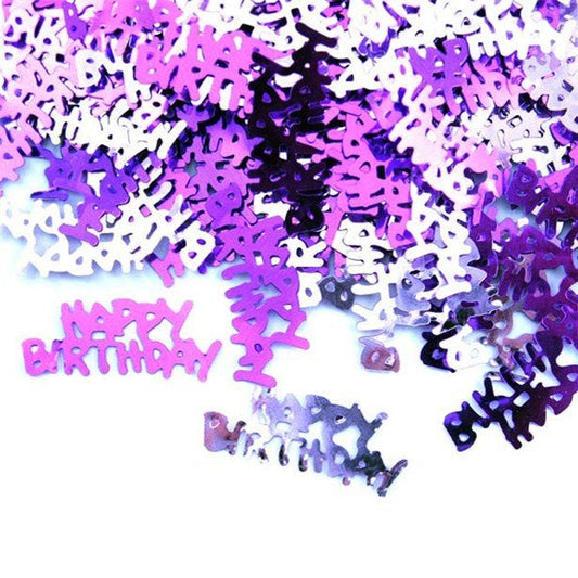 Pink Happy Birthday Confetti (14g pack)