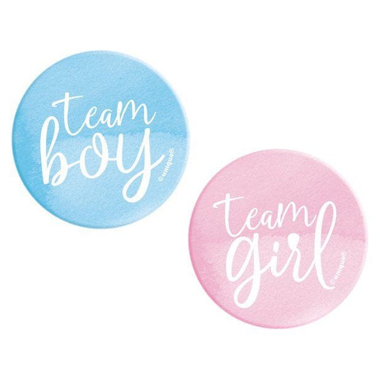 Team Boy & Team Girl Badges (10pk)