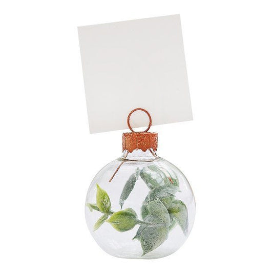 Botanical Wedding Eucalyptus Bauble Place Card Holders (6pk)