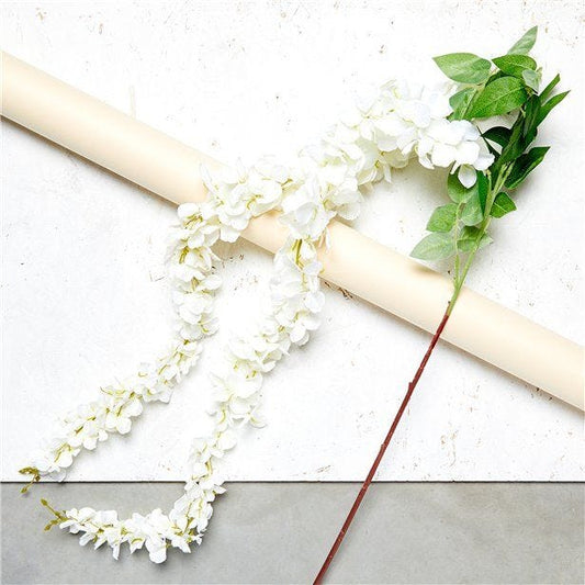 Cream Wisteria Decoration (2pk)