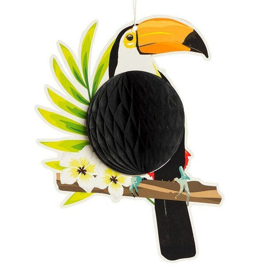 Toucan Honeycomb Decoration - 25cm