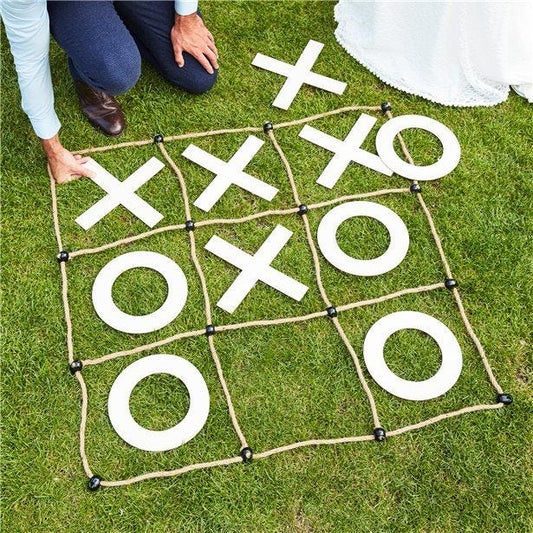 Botanical Wedding Giant Noughts & Crosses Game