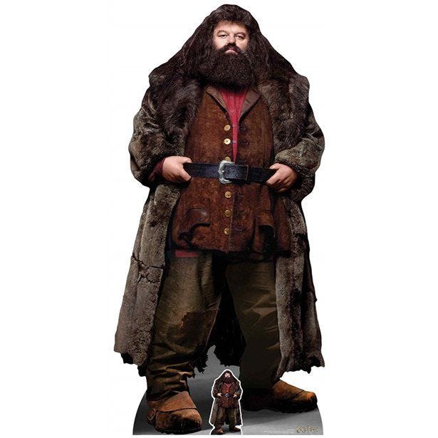 Rubeus Hagrid Harry Potter Cardboard Cutout - 197cm x 96cm