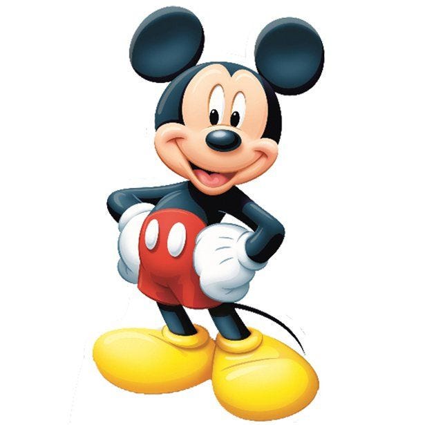 Mickey Mouse Cardboard Cutout - 107cm x 49cm