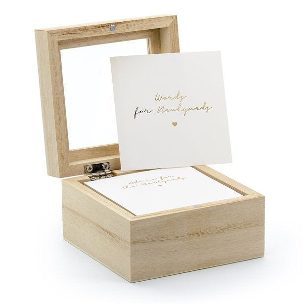 Guest book - Wedding Advice Box - 9.5cm x 6cm