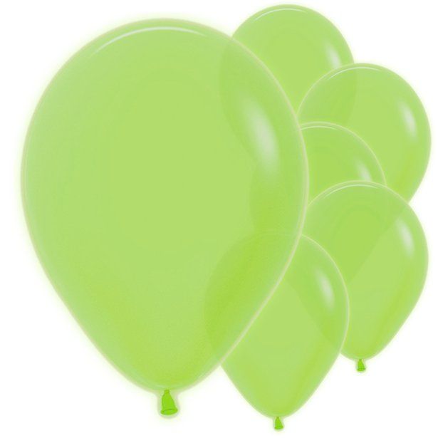 Neon Green Balloons - 12" Latex (50pk)