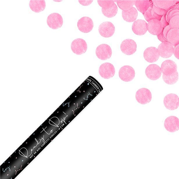 Pink 'Ready To Pop' Confetti Cannon - 60cm