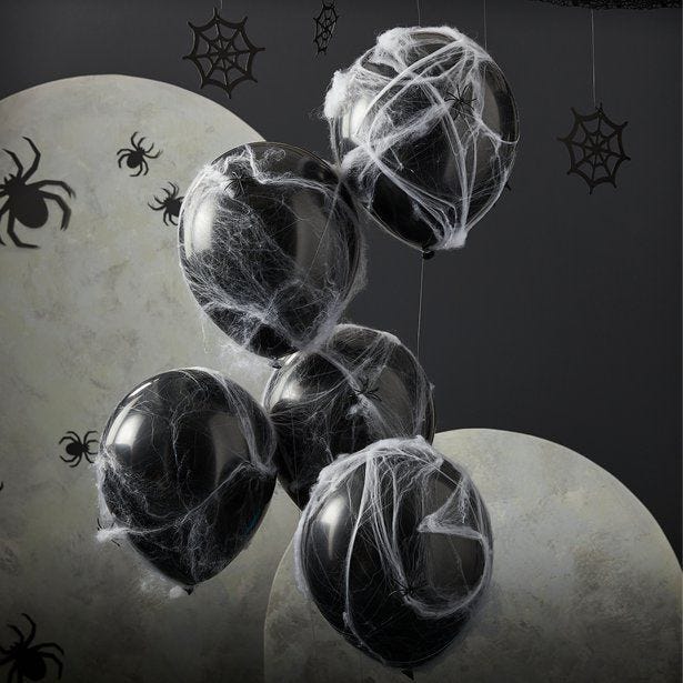 Balloons with Webs - 12" Latex (5pk)