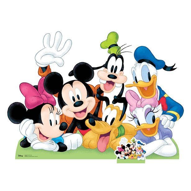 Mickey Mouse & Friends Cardboard Cutout - 137cm x 99cm