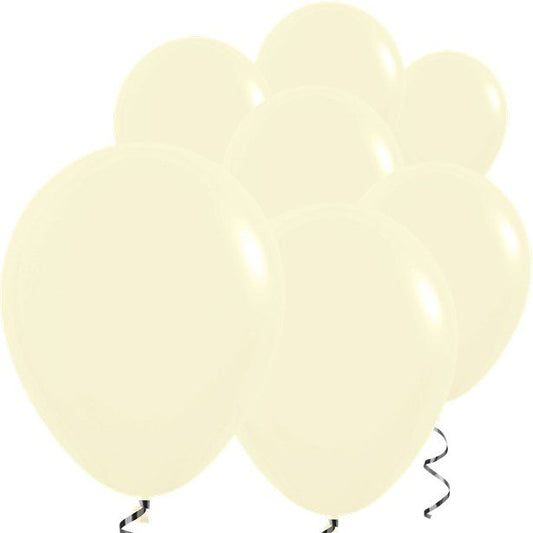 Pastel Matte Yellow Balloons - 5" Latex (100pk)