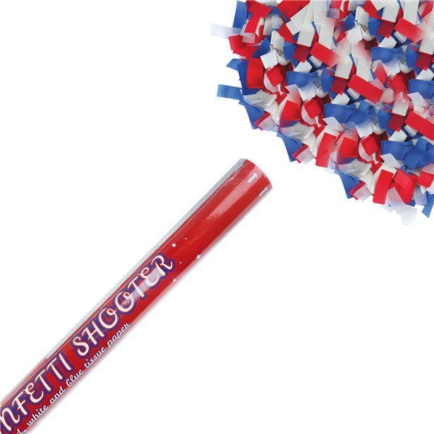 Giant Union Jack Confetti Cannon - 80cm