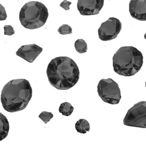 Black Gem Table Diamantes - Assorted (100g bag)