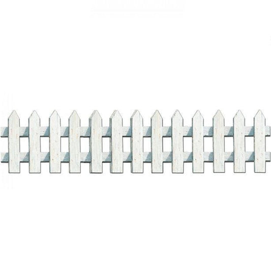 White Picket Fence Cutouts (3pk)