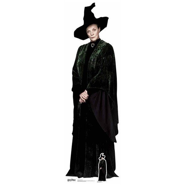 Professor Mcgonagall Harry Potter Cardboard Cutout - 189cm x 58cm