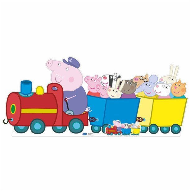 Grandpa Pigs Train Peppa Pig Cardboard Cutout - 195cm x 84cm