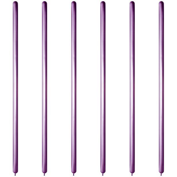 Violet Reflex Modelling Balloons - 260Q Latex (50pk)