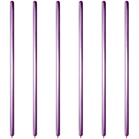 Violet Reflex Modelling Balloons - 260Q Latex (50pk)