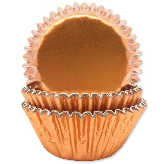 Rose Gold Foil Cupcake Cases - 5cm (45pk)