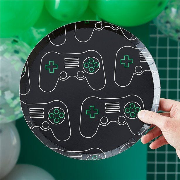 Gamer Eco Paper Plates - 25cm (8pk)