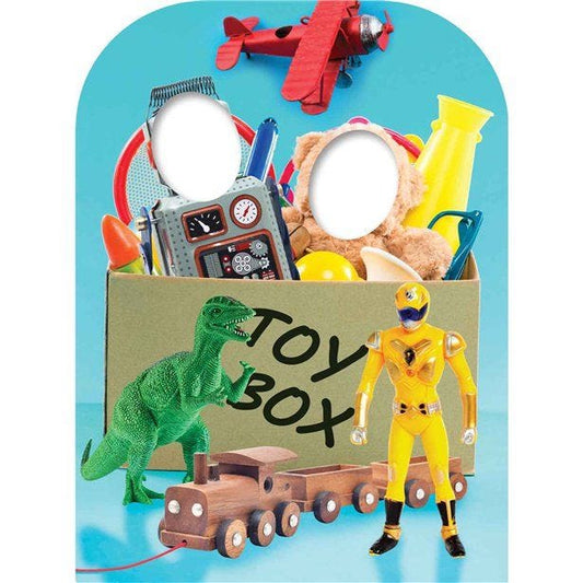 Boys Toy Box Stand-In Cardboard Photo Prop - 131cm x 95cm