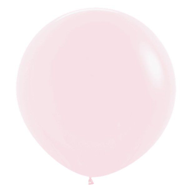 Pastel Matte Pink Balloons - 24" Latex (3pk)