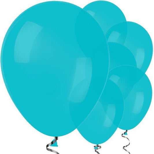 Turquoise Balloons - 12" Latex Balloons (50pk)