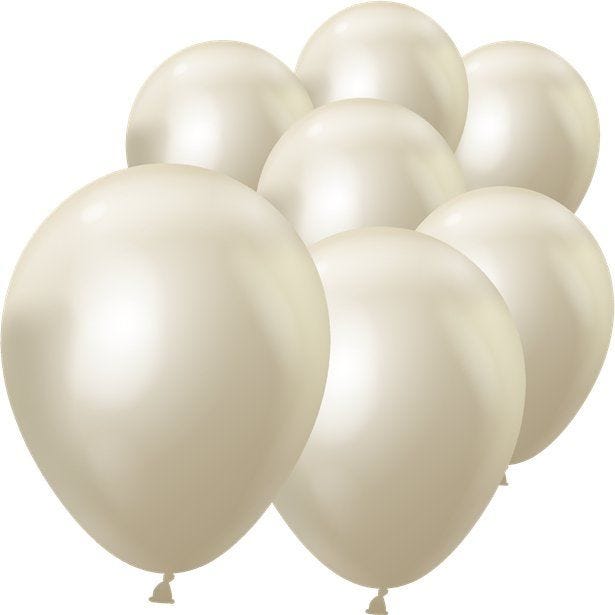 Mirror White Gold - 5" Latex (100pk)