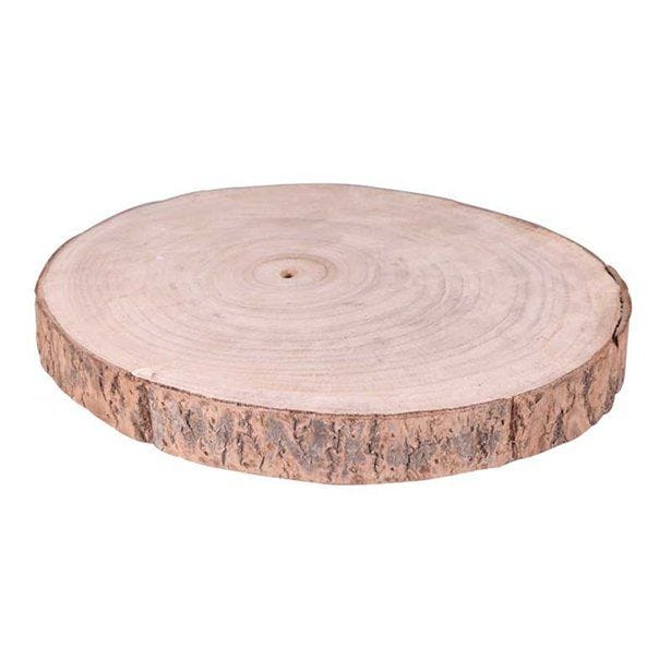 Wooden Slice Table Centrepiece - 31cm