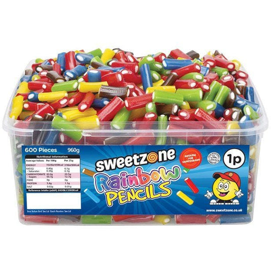 Sweetzone Halal Rainbow Pencils - 960g