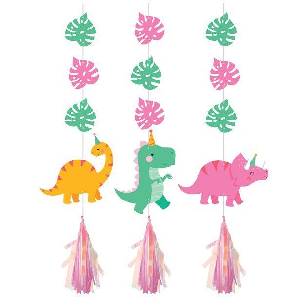 Dinosaur Hanging Cutouts (3pk)