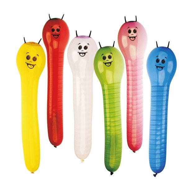 Caterpillar Bug Latex Balloons (12pk)