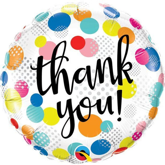 Thank You Dots Balloon - 18" Foil