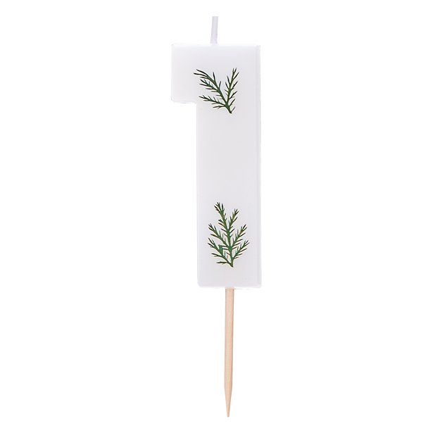 Number 1 Leaf Foliage Candle